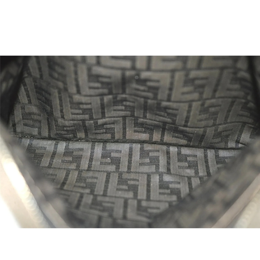 Authentic FENDI Zucca Clutch Nylon &  Leather clutch - Picture 6 of 9